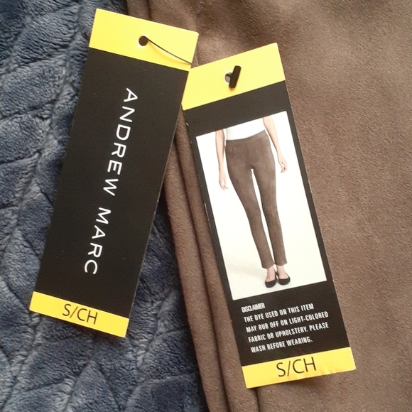 Women super soft stretch FAUX suede pull on pants - Picture 3 of 3